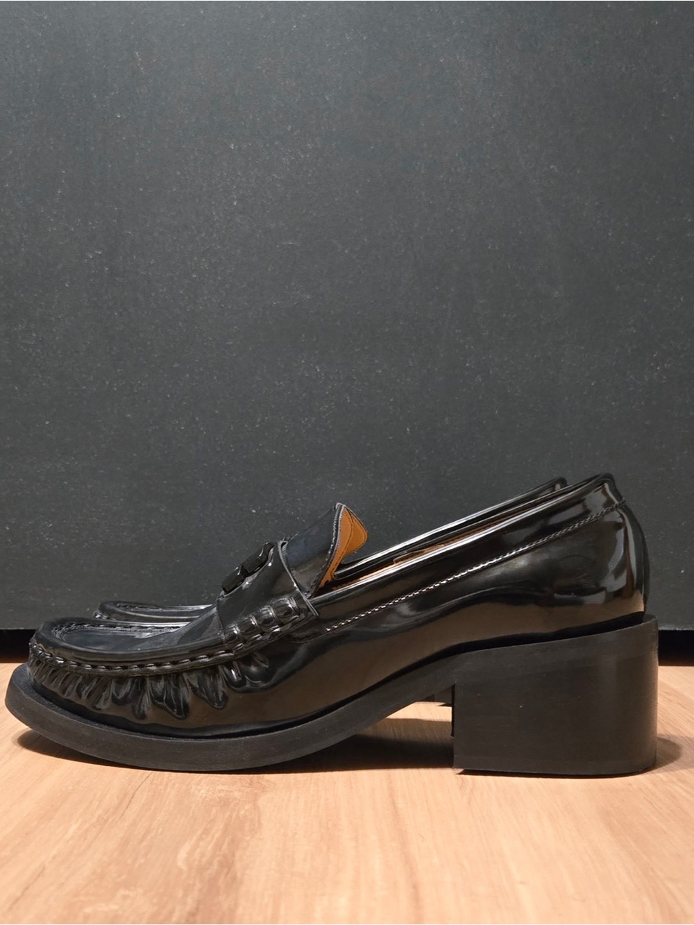 ganni | butterfly patent tech loafers | 42 EU (11 US) | 50 mm